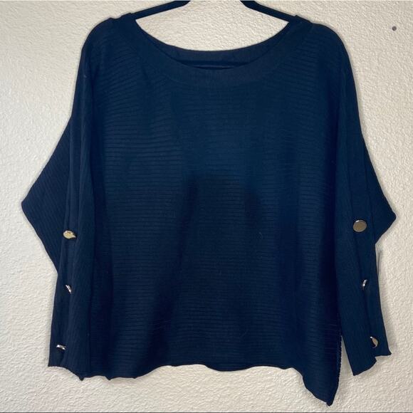 New Directions Black Dolman Sweater Size XL New With Tags - Picture 1 of 8